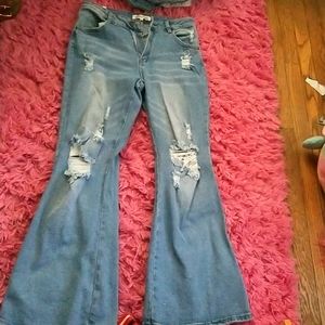 bell bottom jeans
